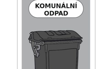 Kontejner na papír SPLATNOST ODPADŮ DO KONCE ČERVNA 2025