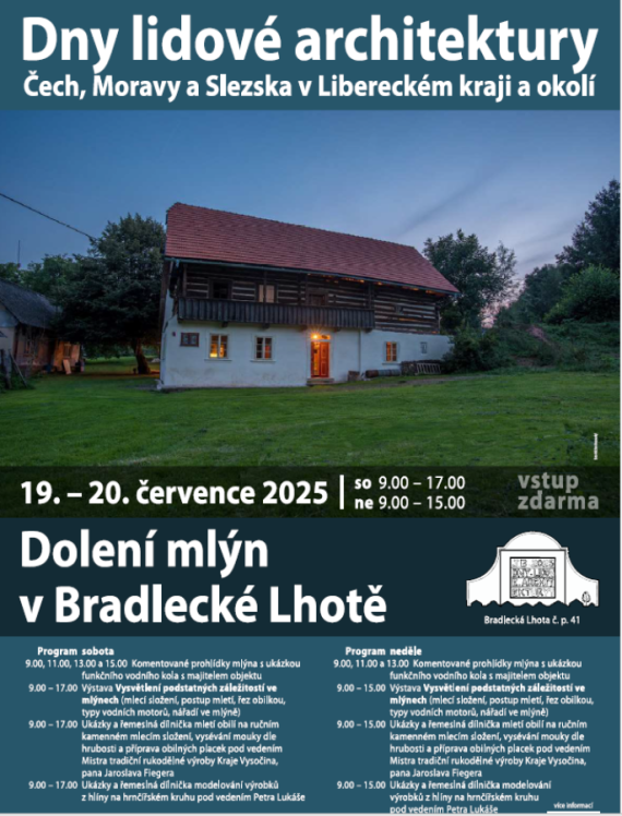 Dny lidové architektury - Dolení mlýn
