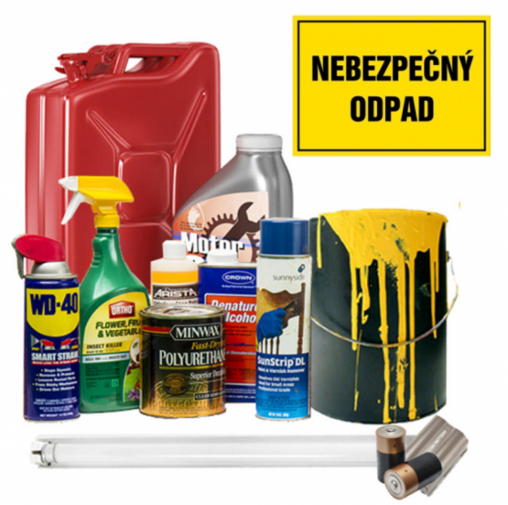Sběr nebezpečných složek komunálního odpadu