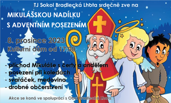 Mikulášská nadílka s adventním posezením