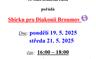 Sbírka pro Diakonii 
